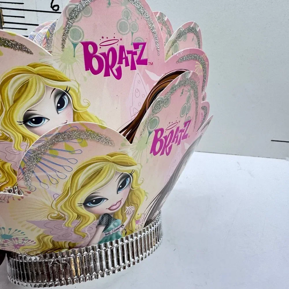 6 Bratz birthday hats girls with‎ sparkle crowns tiaras
